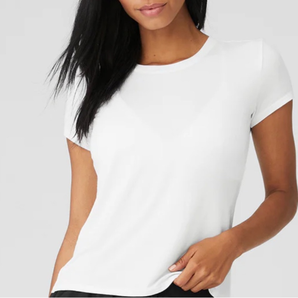 Alo All Day Short Sleeve Shirt, M